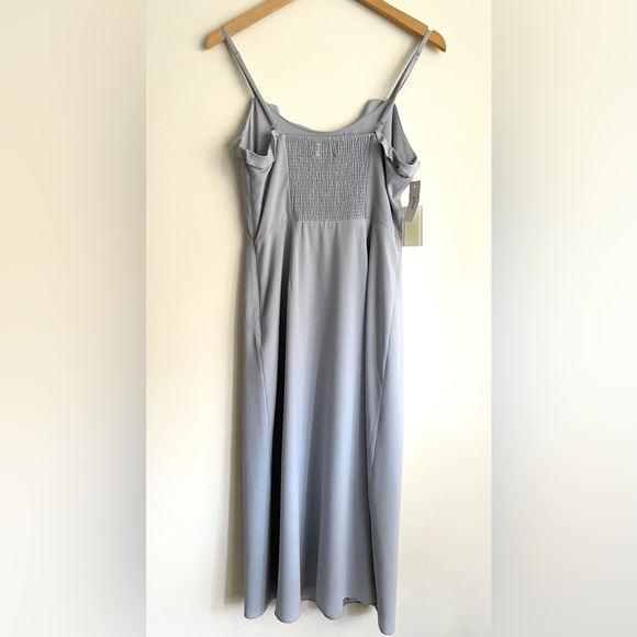 Aritzia Wilfred Philomene Sleeveless Midi Dress in Pearl Grey NWT - Picture 6 of 12